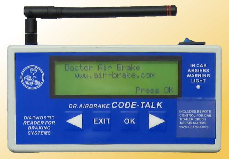 photo of Code-Talk European truck trailer ABS / EBS ECU diagnostic trouble code reader commercial vehicle HGV LGV DTC scan tool